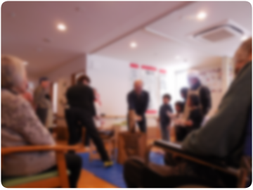 餅つきの様子